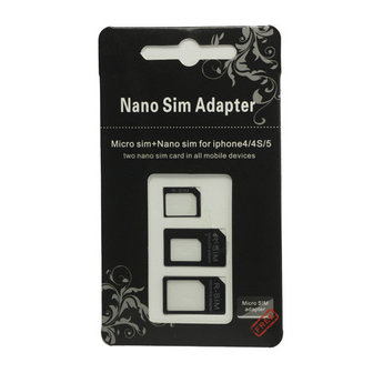 Adaptateur de carte SIM - Nano - Micro sim
