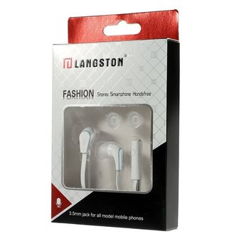 Écouteurs intra-auriculaires Langston 3,5 mm Câble plat Achetez