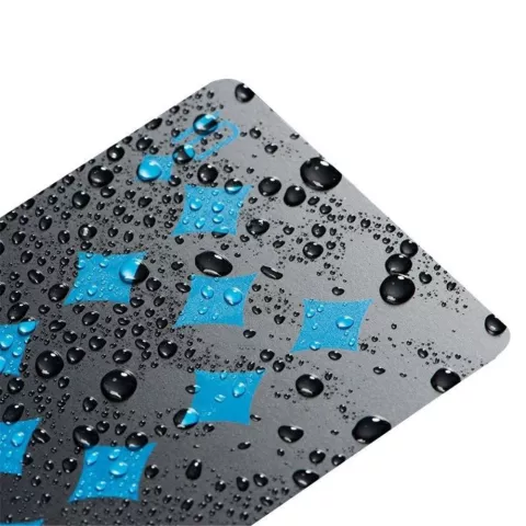 Cartes &agrave; jouer imperm&eacute;ables en PVC 54 pi&egrave;ces Cartes de poker - Finition lisse noire