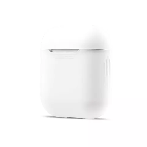 Housse en silicone souple pour Apple AirPods Case - Blanc