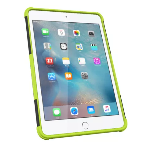 Profil De Pneu Poign&eacute;e De Couverture B&eacute;quille En Plastique TPU compatible avec iPad Mini 4 5 Cas - Vert