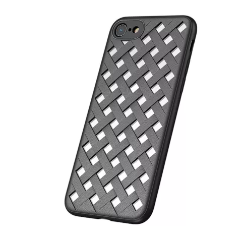 Coque TPU Baseus Woven pour iPhone 7 8 SE 2020 SE 2022 - Noire