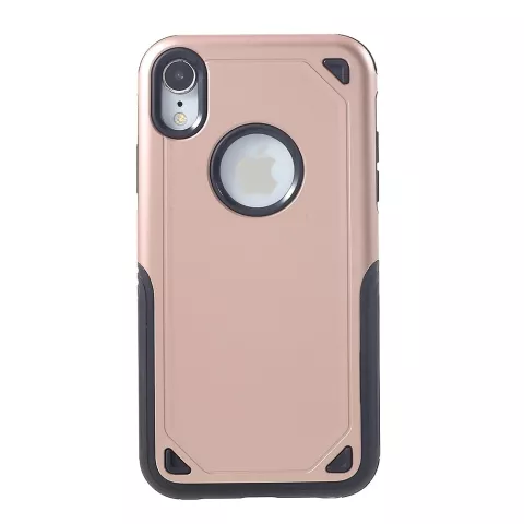 Coque de protection ProArmor la coque compatible avec iPhone XR - Or rose - rose