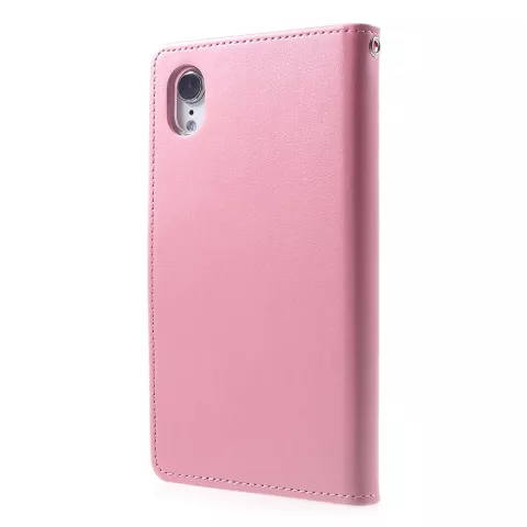 Mercury Goospery Rich Walletcase 7 Cards Simili cuir &eacute;tui compatible avec iPhone XR - Rose