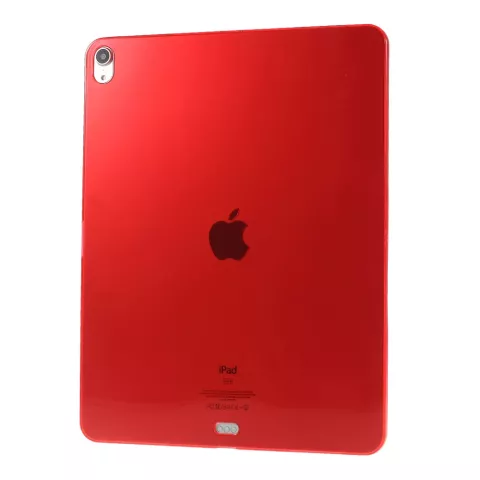 &Eacute;tui flexible de protection en TPU iPad Pro 12.9 2018 - &eacute;tui rouge