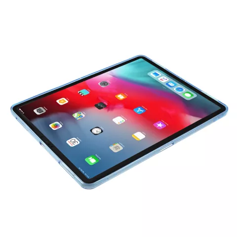 &Eacute;tui de protection en TPU flexible compatible avec iPad Pro 12.9 2018 - &Eacute;tui bleu