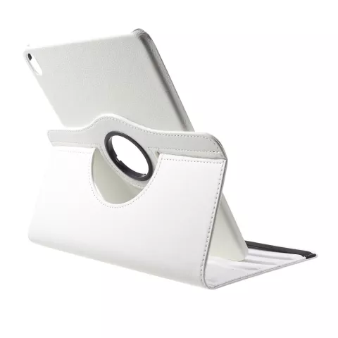 Biblioth&egrave;que rotative &agrave; 360&deg; compatible avec iPad Pro 11 pouces (2018 2020 2021 2022) et iPad Air 4 et 5 - Blanc