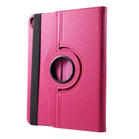 Support Rotatif De Couverture De Grain De Litchi En Cuir compatible avec iPad Pro 11 Pouces 2018 - Rose