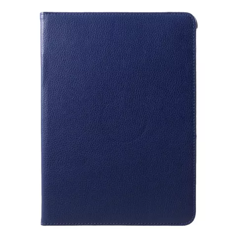 &Eacute;tui en cuir Litchi Grain rotatif standard iPad Pro 11 pouches (2018 2020 2021 2022) &amp; iPad Air 4 &amp; iPad Air 5 - Bleu