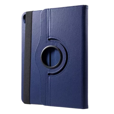 Biblioth&egrave;que rotative &agrave; 360&deg; compatible avec iPad Pro 11 pouces (2018 2020 2021 2022) et iPad Air 4 et 5 - Bleu fonc&eacute;