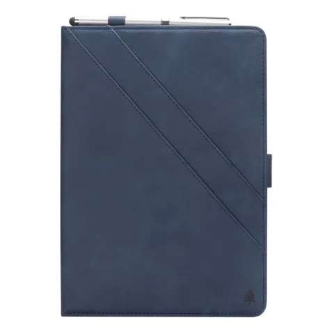 Cuir compatible avec iPad Pro 12,9 Pouces 2018 Cas Avec Couverture Portefeuille Portefeuille - Bleu