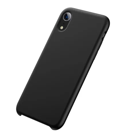 Coque en Silicone Liquide Baseus Original LSR Series pour iPhone XR - Noire