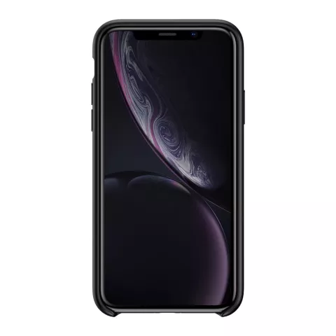 Coque en Silicone Liquide Baseus Original LSR Series pour iPhone XR - Noire