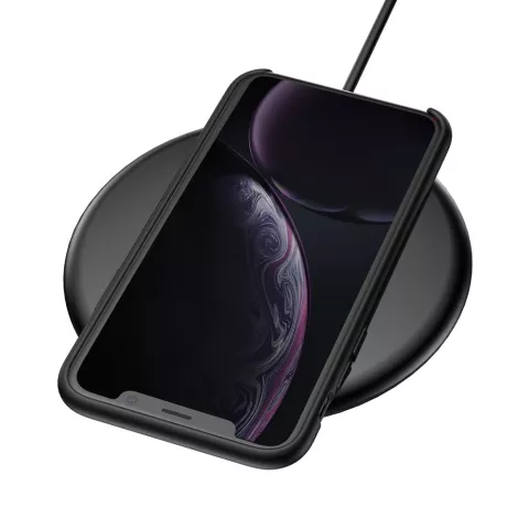 Coque en gel de silicone liquide Baseus Original LSR Series la coque compatible avec iPhone XR - Noir