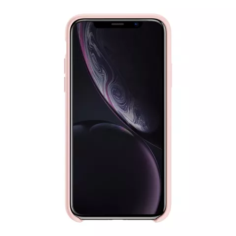 Coque en gel de silicone liquide Baseus Original LSR Series la coque compatible avec iPhone XR - Rose