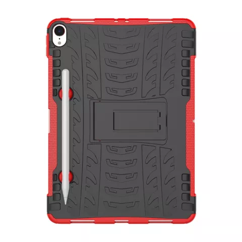 Coque Hybride TPU Polycarbonate compatible avec iPad Pro 11&quot; 2018 - Profil Rouge Standard