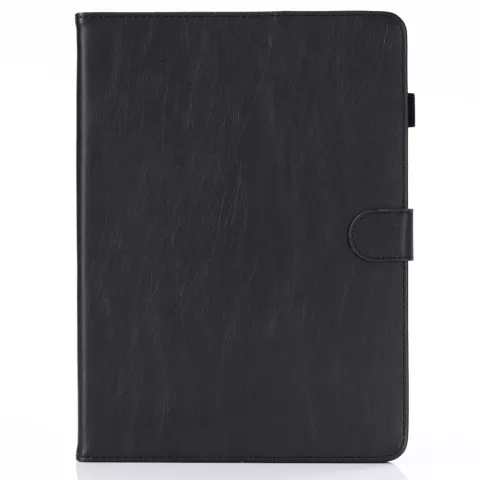 &Eacute;tui portefeuille en cuir de style r&eacute;tro pour iPad Pro 12,9 pouces 2018 - Noir