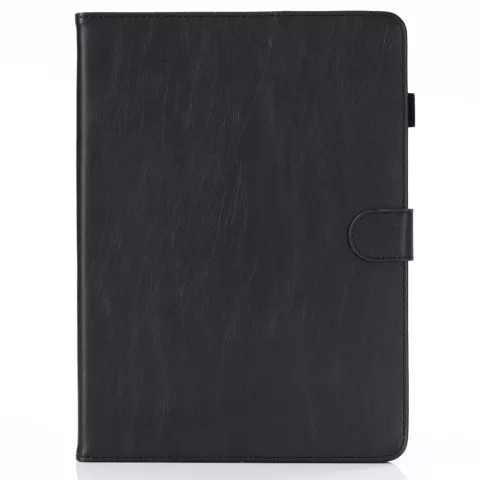 Cuir De Style R&eacute;tro compatible avec iPad Pro 12,9 Pouces 2018 Portefeuille De Couverture De Portefeuille - Noir