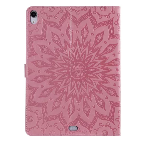 Cuir De Tournesol compatible avec iPad Pro 11 Pouces 2018 Portefeuille De Couverture De Cas - Rose