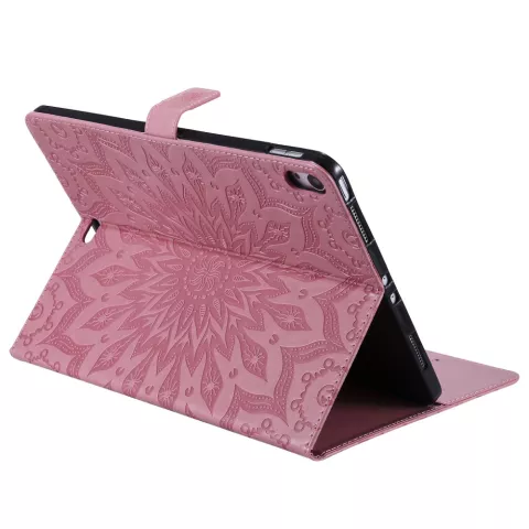 Cuir De Tournesol compatible avec iPad Pro 11 Pouces 2018 Portefeuille De Couverture De Cas - Rose