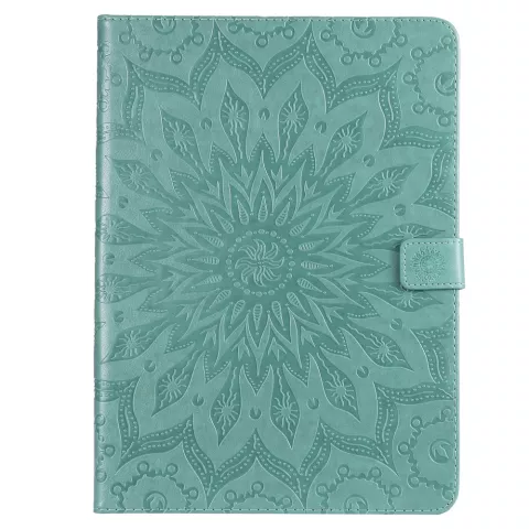 &Eacute;tui portefeuille en cuir de tournesol pour iPad Pro 11 pouces 2018 - Vert