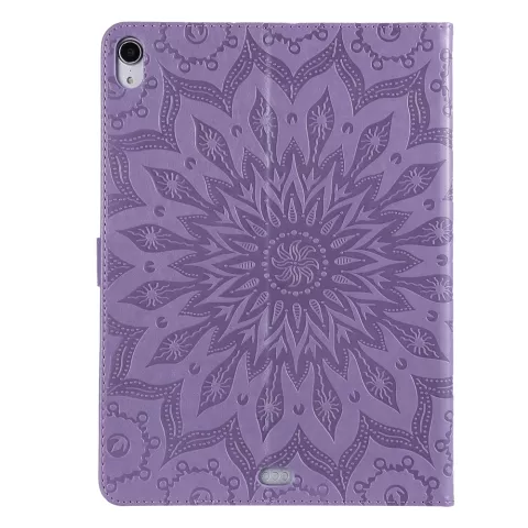 Cuir De Tournesol compatible avec iPad Pro 11 Pouces 2018 Portefeuille De Couverture De Cas - Violet