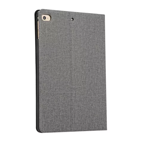 &Eacute;tui &agrave; rabat en jean denim compatible avec iPad mini 4 5 - Gris