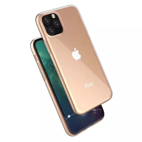 Coque transparente en TPU compatible avec iPhone 11 Pro Max - Transparente