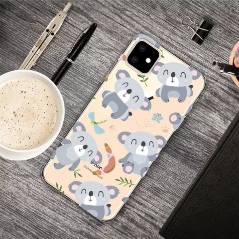 Sweet Flexible Koala Case compatible avec iPhone 11 TPU Case - Transparent
