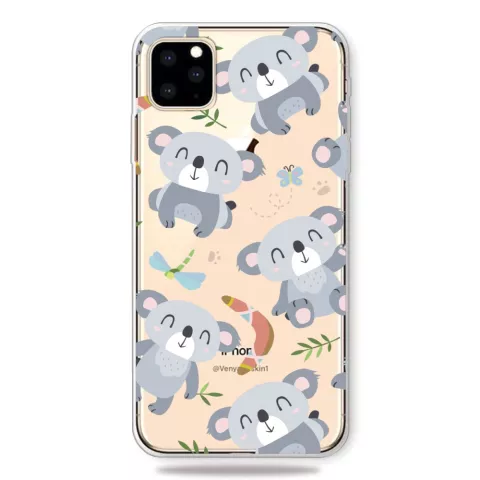 Coque Sweet Flexible Koala compatible avec iPhone 11 Pro Max TPU - Transparente