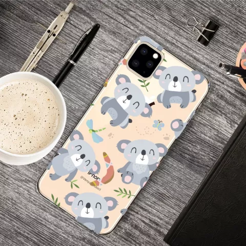 Coque Sweet Flexible Koala compatible avec iPhone 11 Pro Max TPU - Transparente