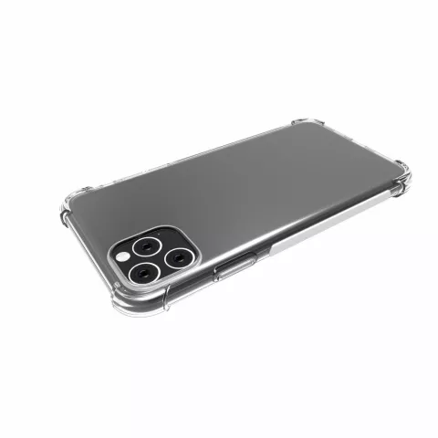 Coque transparente antichoc en TPU compatible avec iPhone 11 Pro Max - Transparent