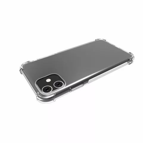 Coque transparente antichoc en TPU compatible avec iPhone 11 - Transparent