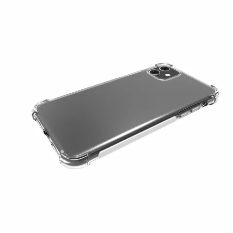 Coque transparente antichoc en TPU compatible avec iPhone 11 - Transparent