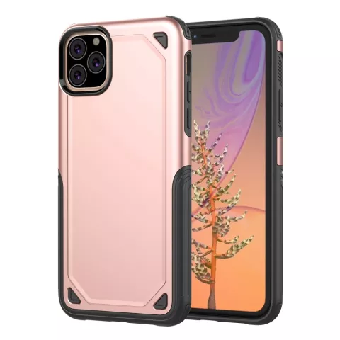 Coque de protection ProArmor Coque iPhone 11 Pro Max - Or rose - rose