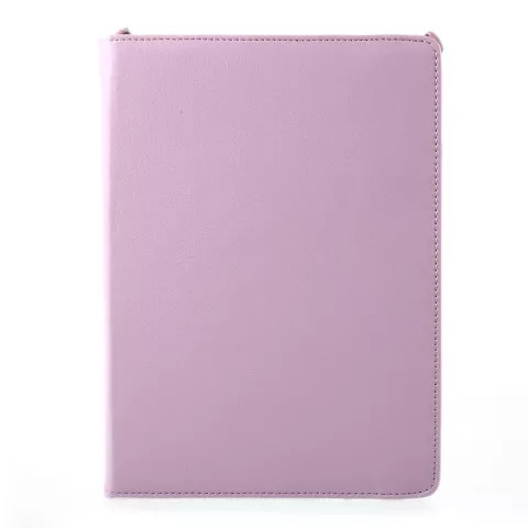 Housse de protection &agrave; rabat en cuir artificiel 360 tours - convient compatible avec iPad 2017 2018 - Rose