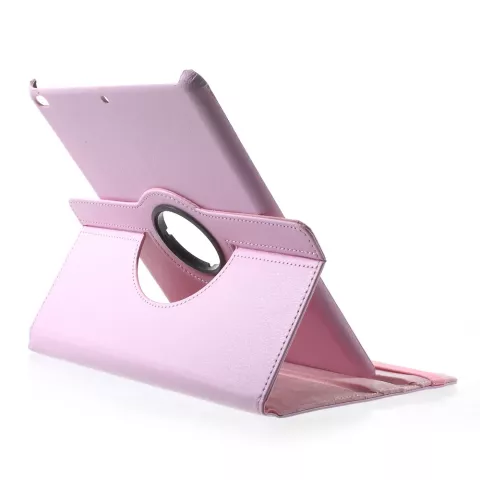 Housse de protection en cuir synth&eacute;tique 360 &deg; - iPad 2017 2018 - Rose