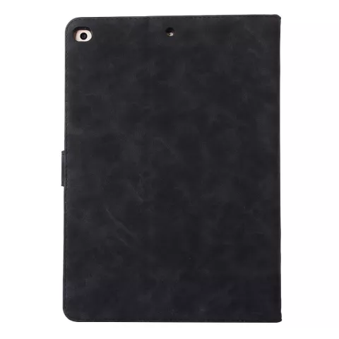 Housse de protection en cuir synth&eacute;tique - iPad 2017 2018 - Noir