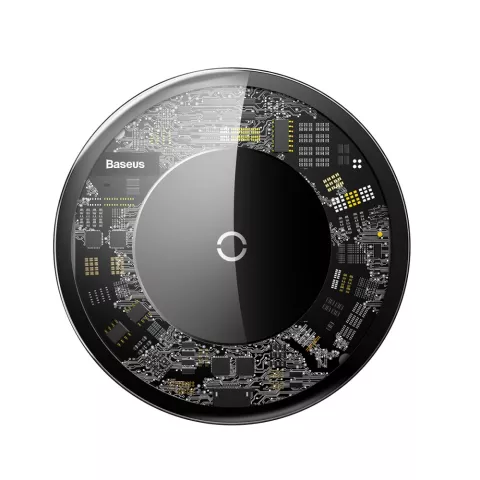 Carte De Circuit De Chargement Qi Sans Fil Universel Baseus 10 W - Noir Transparent