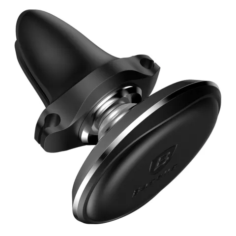Support de t&eacute;l&eacute;phone &agrave; grille de ventilation magn&eacute;tique &agrave; 360 degr&eacute;s Baseus compatible avec iPhone Samsung - Noir