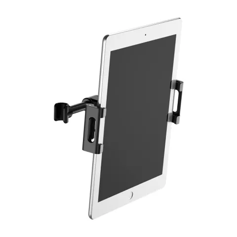 Baseus Auto Car Headrest Headrest Rotation Mobile Phone-Tablet 4.7-12.9 pouces - Noir