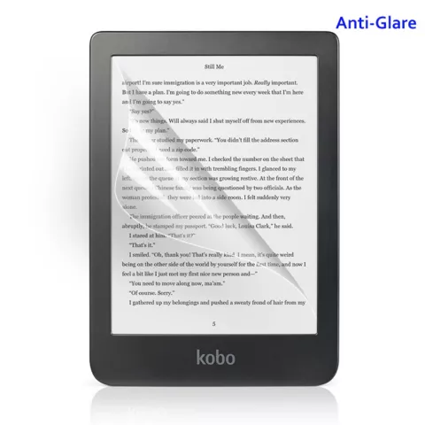 Protecteur d&#039;&eacute;cran pour liseuse Film mat compatible avec Kobo Clara HD 6 2018 - Film de protection