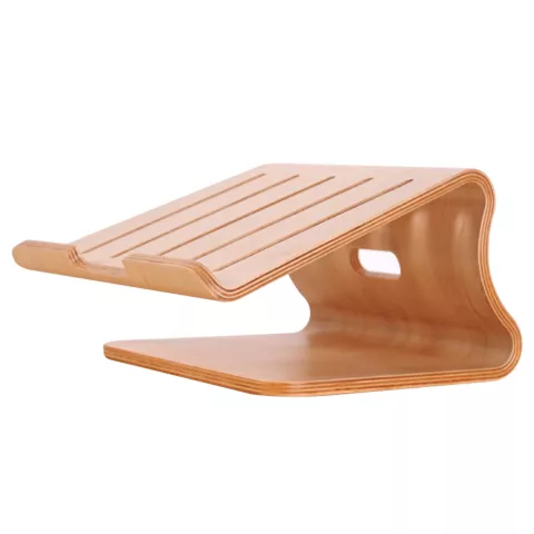 SAMDI Support d&#039;ordinateur portable en bois au support de bureau compatible avec MacBook Pro jusqu&#039;&agrave; 15 pouces