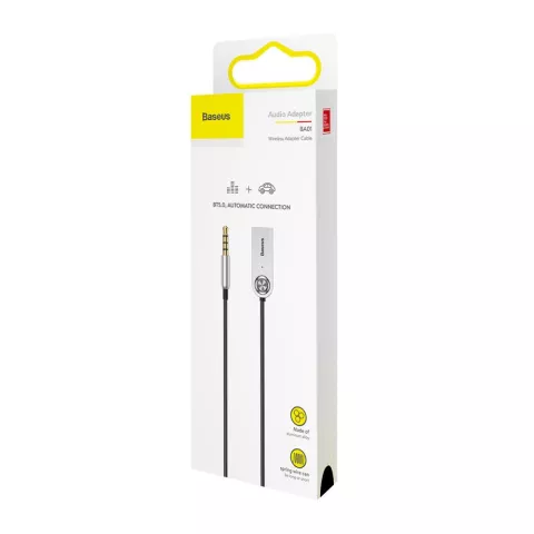 Baseus BA01 R&eacute;cepteur Bluetooth Sans Fil Adaptateur Dongle De Musique USB - Noir Appels mains libres