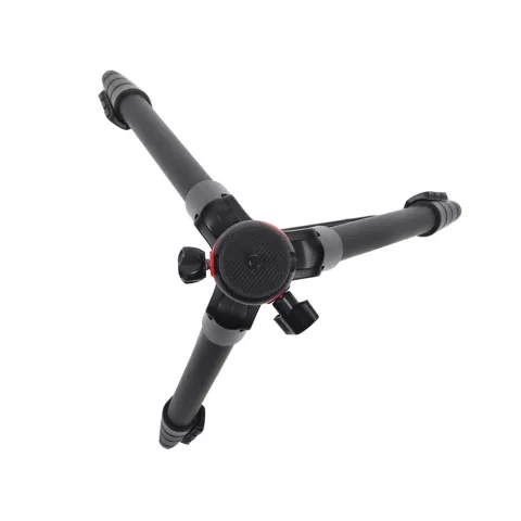 Zomei T60 Tr&eacute;pied portable pivotant pour appareil photo en aluminium - Noir Rouge