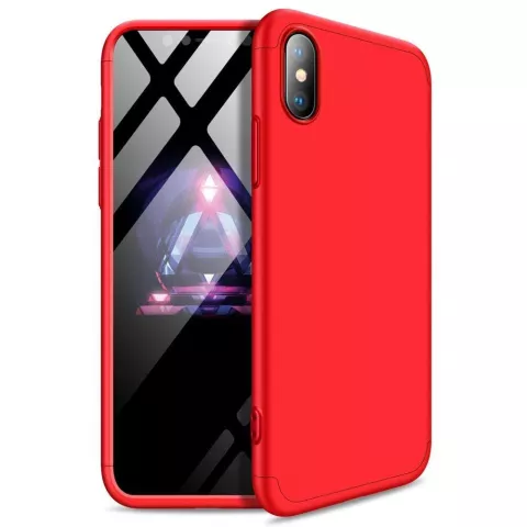 Coque iPhone XR 360 Protection Case Cover - Rouge