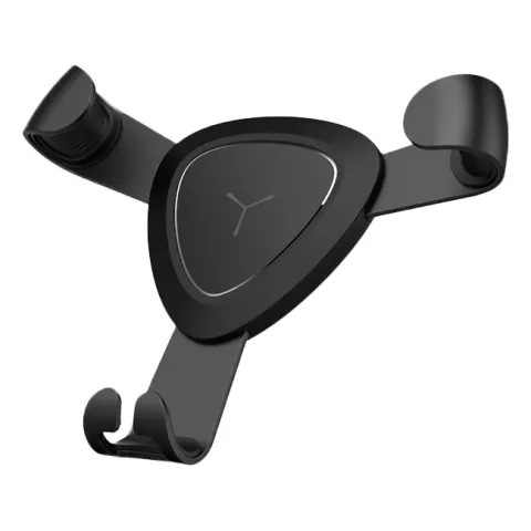 Grille de Ventilation Iron Claw - Support de Grille d&#039;a&eacute;ration Automatique pour Voiture Smartphone compatible avec iPhone - Noir