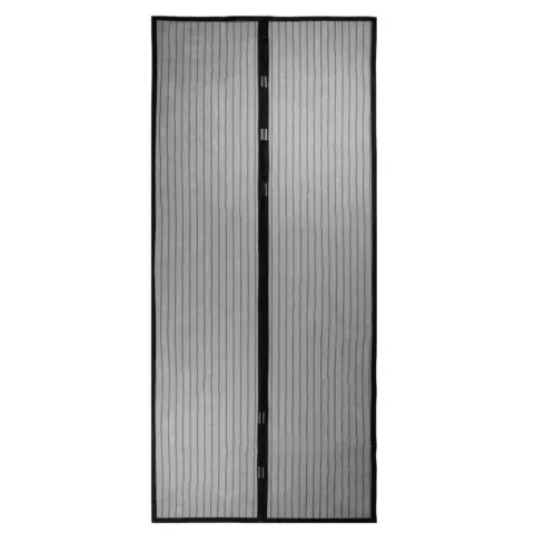 Rideau anti-mouches &agrave; fermeture magn&eacute;tique Rideau anti-insectes contre les moustiques et les mouches Moustiquaire de porte - Noir 100x210cm