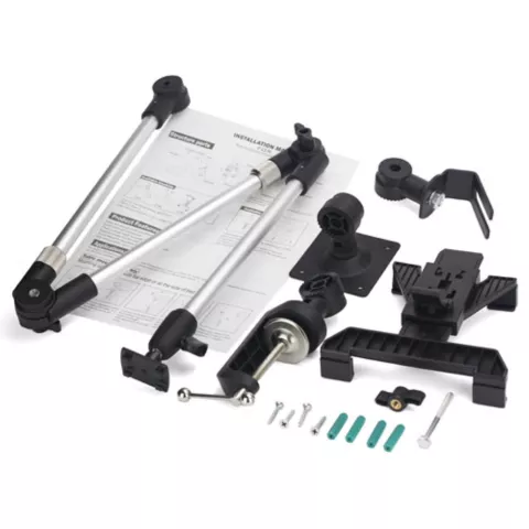 Support Tablette Universel Bras de Table 3 attaches - Aluminium rotation 360 degr&eacute;s
