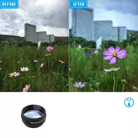 Ensemble d&#039;objectifs ultimes 10 en 1 Lensklip Fisheye, objectif de t&eacute;lescope grand angle Macro 2X pour t&eacute;l&eacute;phones mobiles